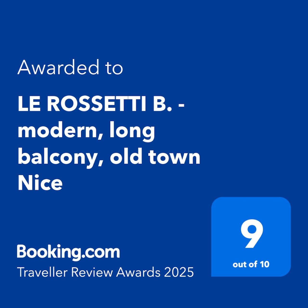 Le Rossetti B. - Modern, Long Balcony, Old Town Apartment Nizza